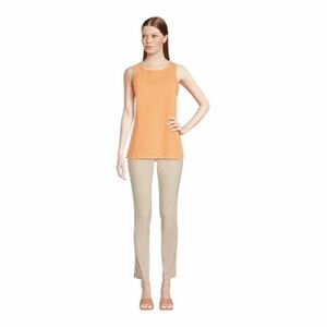 Time & Tru Soft Papaya Relaxed Fit Tank Women Size M